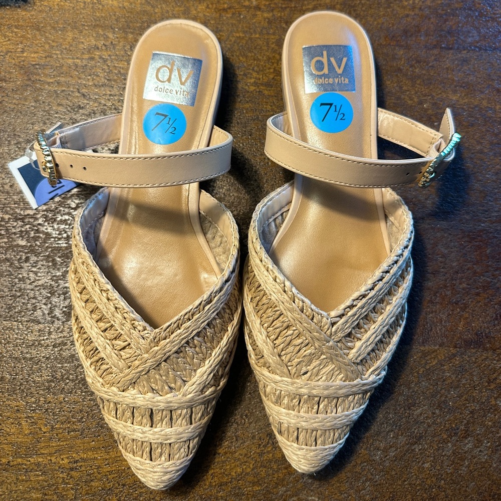 Dolce Vita Tan Espadrilles with Chic Design